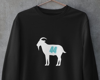 Number 44 GOAT Sweatshirt, Gift for Hamilton Fan, Formula 1 Sweater, Formula One Sweatshirt, F1 Merch.