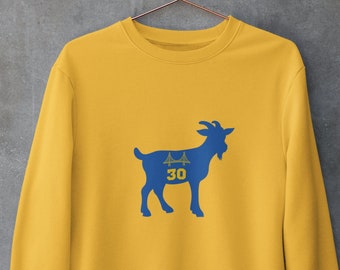 アルゼンチンサッカーカラーの GOAT リオネル・メッシ シャツ。史上