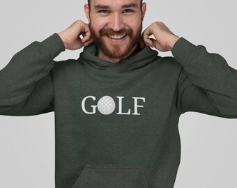 Golf Hoodie, Golf Ball Graphic, Gift for Golfer