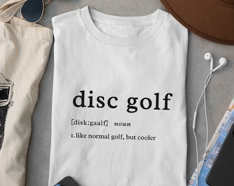 Koszulka z definicją disc golfa, śmieszna koszulka do disc golfa, koszulka do frisbee golfa, prezent do disc golfa, koszulka do disc golfa, prezent dla gracza w disc golfa.