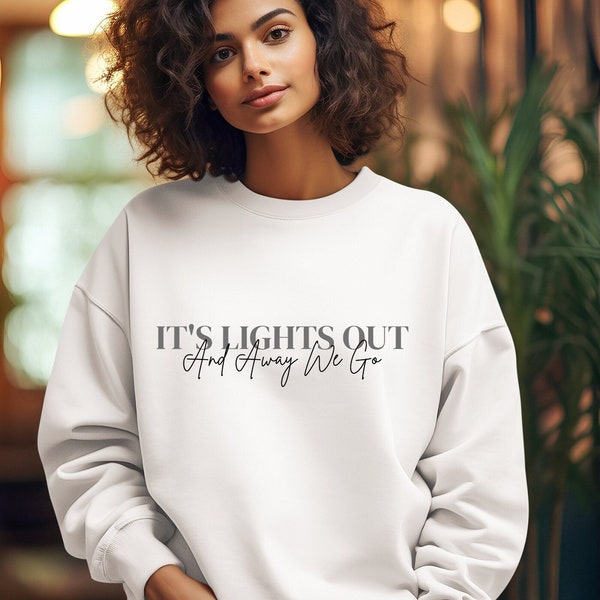 Lights Out and Away We Go Sweatshirt, Formula 1 Sweatshirt, Formula One Sweater, Comfy Formula 1 Merch, Formula 1 Gifts, F1 Sweatshirt.