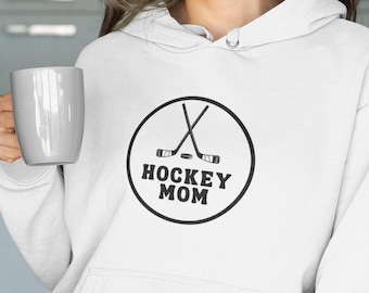 Hockey Mama Hoodie, Hockey Hoodie, Hockey Geschenk für Frauen, Hockey Mama Hoodie, Muttertagsgeschenk, Eishockey Hoodie.