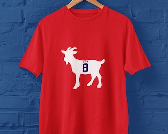 Ovechkin GOAT Hockeyspieler Shirt, Nummer 8 Washington T-Shirt, Ovechkin Hockey Shirt für Männer, Hockey Fan Geschenk