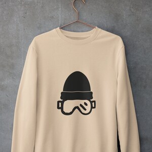 Ski Sweatshirt, Ski Sweater, Ski Crewneck, Apres Ski Sweatshirt, Skiing Sweatshirt, Ski Gift, Snow Goggles Sweatshirt.