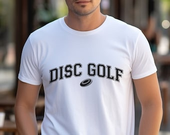 Disc Golf Shirt, Disc Golf Geschenke, Lässige Disc Golf Bekleidung, Disc Golf T-Shirt, Unisex Rundhals-Shirt, Frisbee Golf Shirt