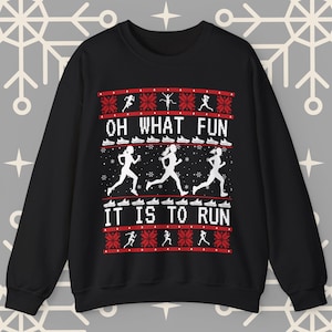 Oh What Fun It Is To Run Funny Runner Christmas Running Gift T-Shirt Oh What Fun It Is To Run Funny Runner Christmas Running Gift T-Shirt