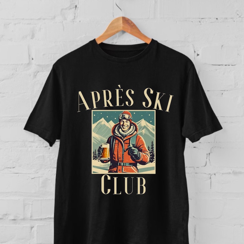 T-shirt Rétro Skieur Zillertal - Humour Ski, Style Vintage, Homme/femme