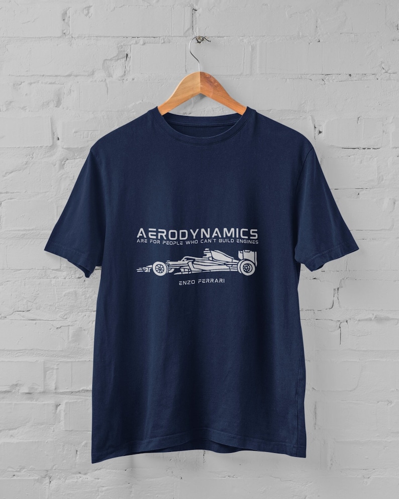 Camiseta de Fórmula 1, Camiseta gráfica de F1, Camiseta de Fórmula Uno, Merchandising de carreras Navy