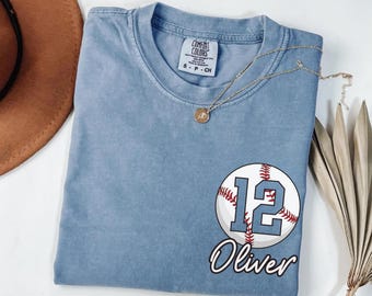 Camiseta de béisbol personalizada, camiseta de béisbol personalizada con nombre y número, mamá deportista, camiseta para el día del juego