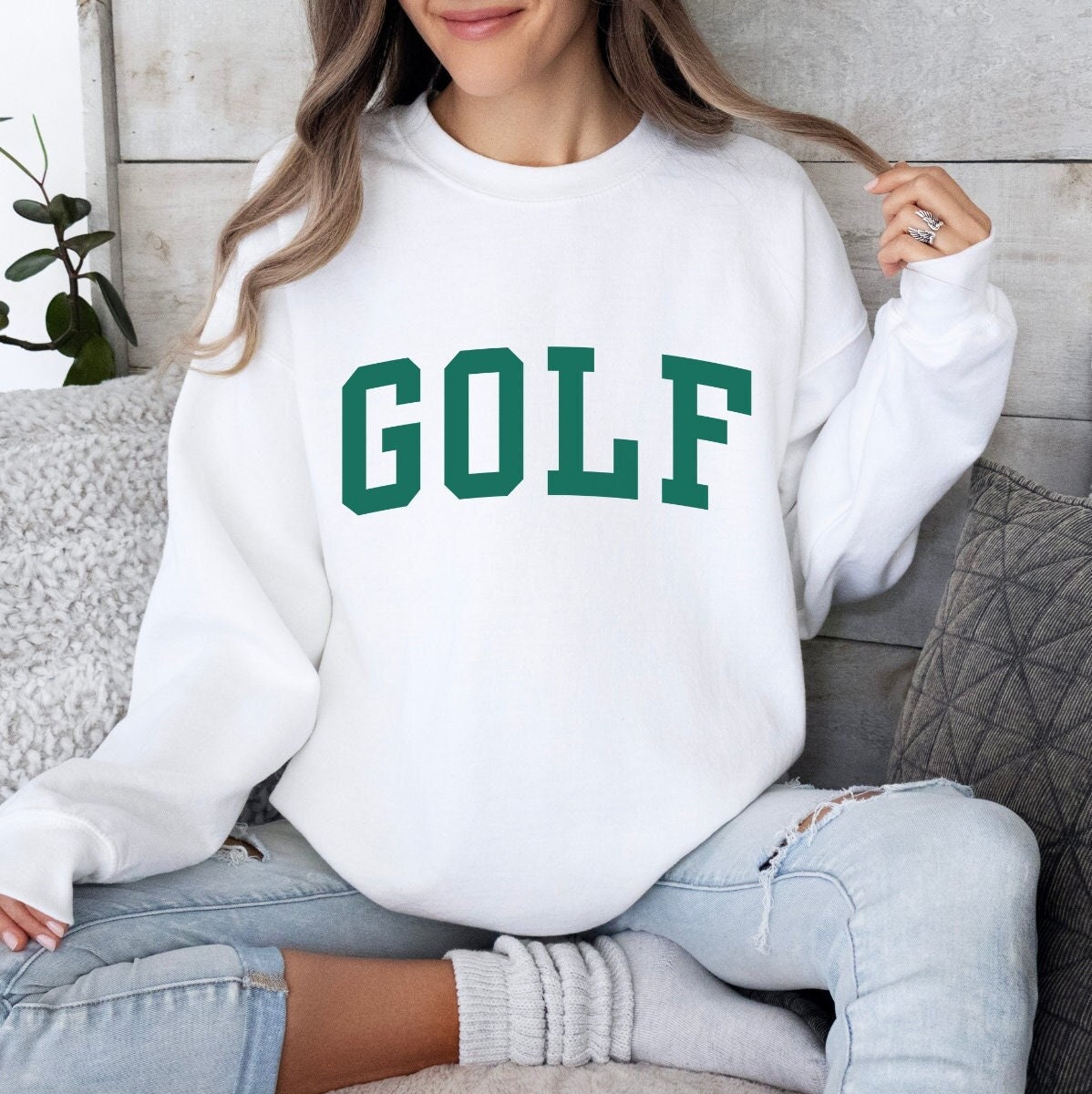 GOLF Sweatshirt, Unisex Golfer Clothing, Golf Tournament