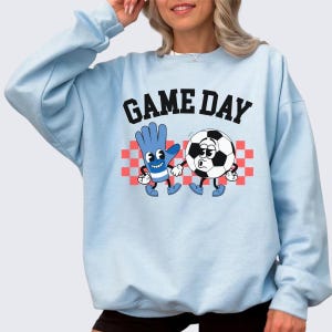 Soccer Game Day Sweatshirt, Soccer Sweatshirt For Women, Sports Mom Sweater, Mothers Day Gift, Family Soccer Pullover