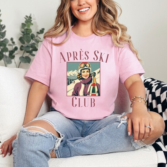 Ski Vail 70s⁄80s Retro Souvenir 70s-80s SKI CLUB グラフィックT 