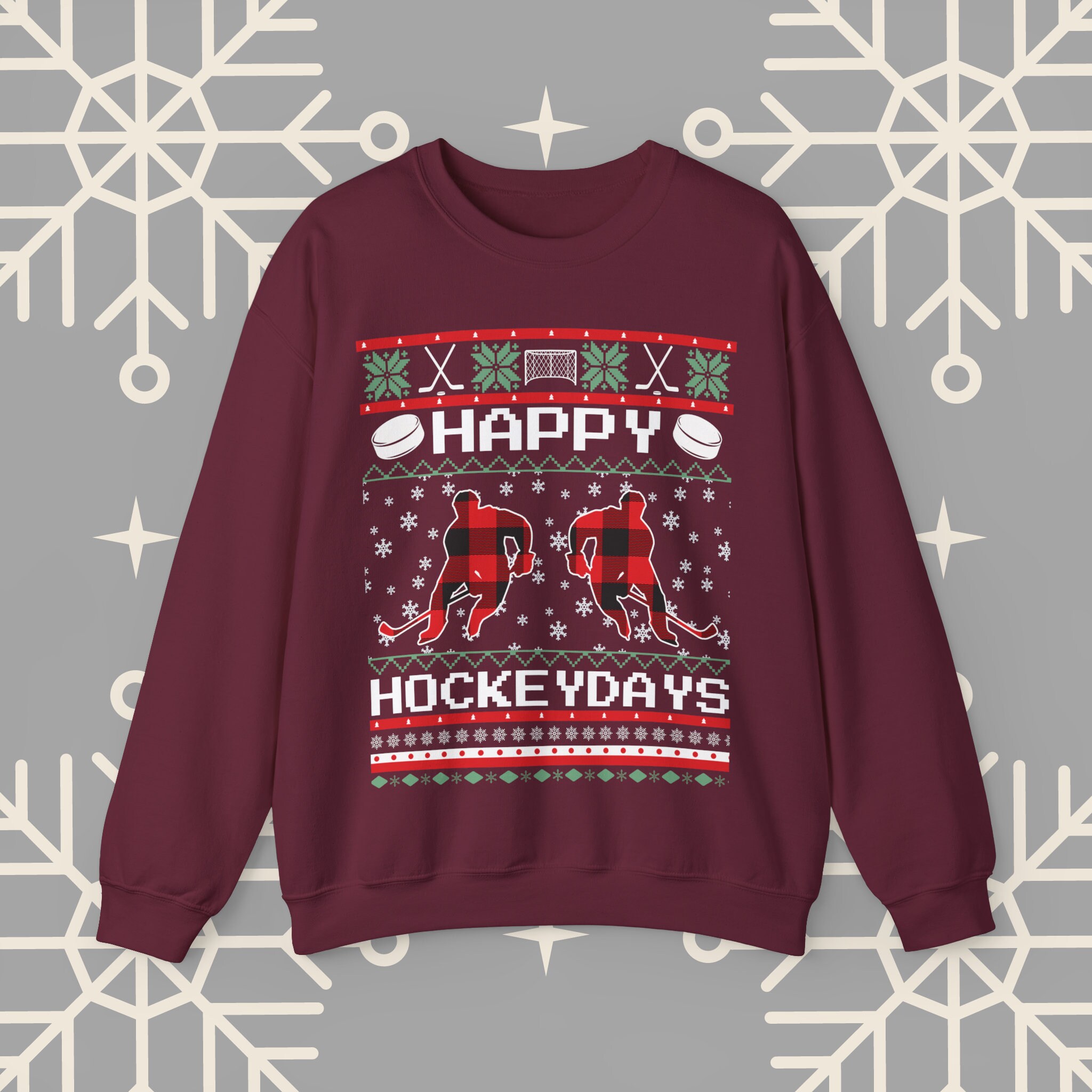 Ice hockey christmas jumper discount
