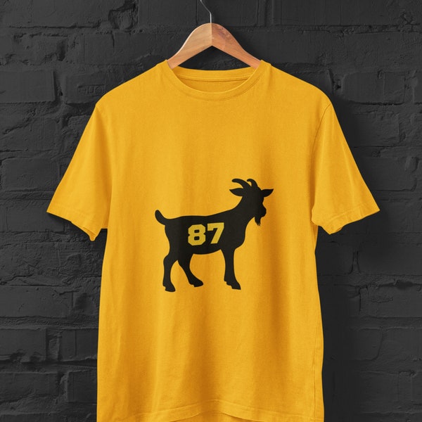 Sidney Crosby GOAT Shirt, Penguins Hockey Shirt, Hockey Gift, Hockey Fan T-Shirt, Pittsburgh Hockey Shirt.