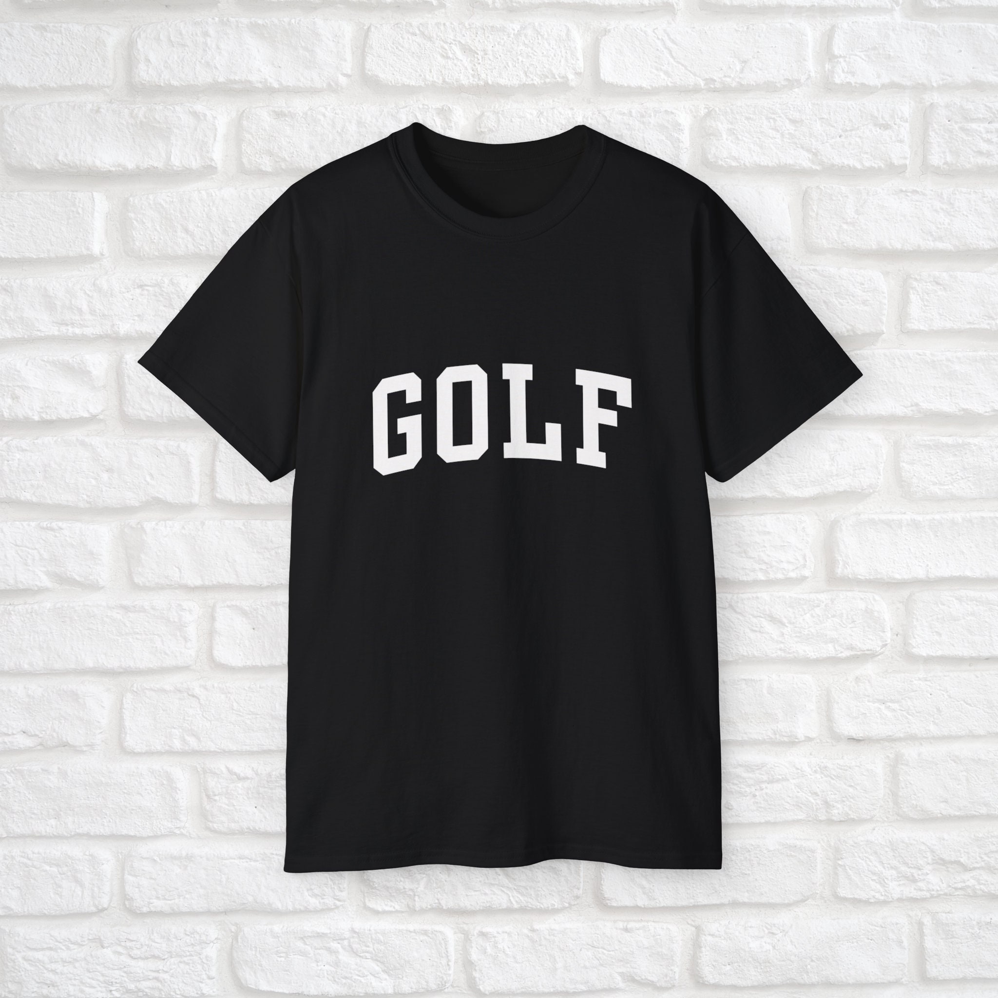 GOLF T-shirt, Unisex Golfer Clothing, Graphic Sports Tee
