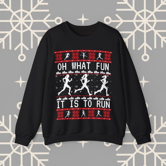 Oh What Fun It Is To Run Funny Runner Christmas Running Gift T-Shirt Oh What Fun It Is To Run Funny Runner Christmas Running Gift T-Shirt