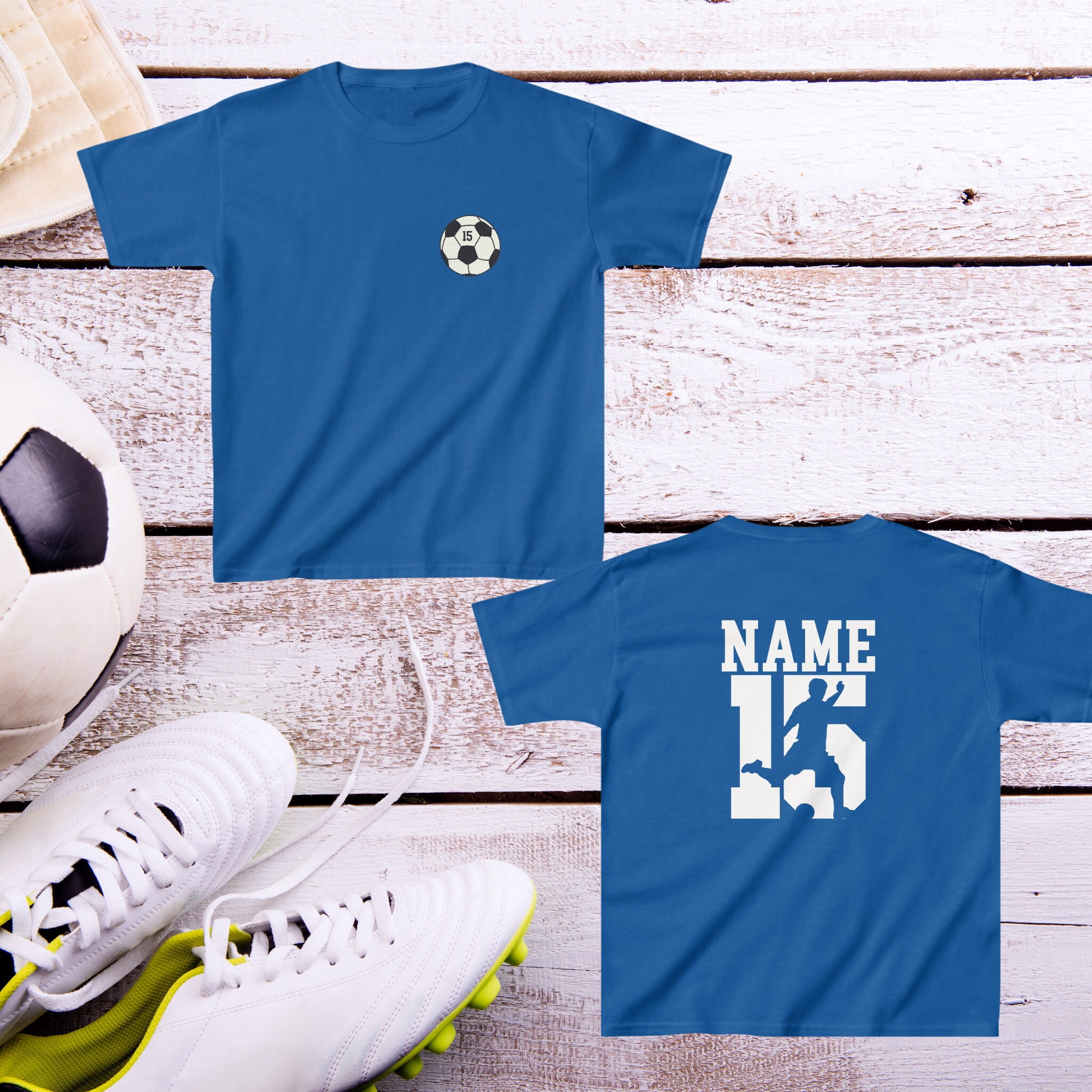 Maillot Foot Personnalisé Enfant Adulte + Chaussettes - Personnalisation Nom Logo Équipe