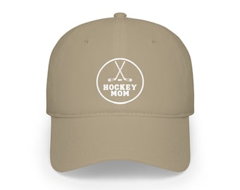 Hockey Mom Hat, Hockey Hat, Hockey Mom Baseball Hat, Hockey Gift for Women, Hockey Mama, Mother's Day Gift.