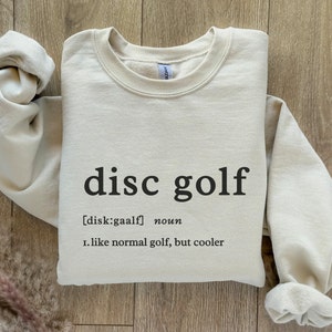 Disc Golf Definition Crewneck Sweatshirt, Disc Golf Gifts, Disc Golf Sweater, Disc Golf Shirt, Frisbee Golf Shirt, Unisex Crewneck Sweater