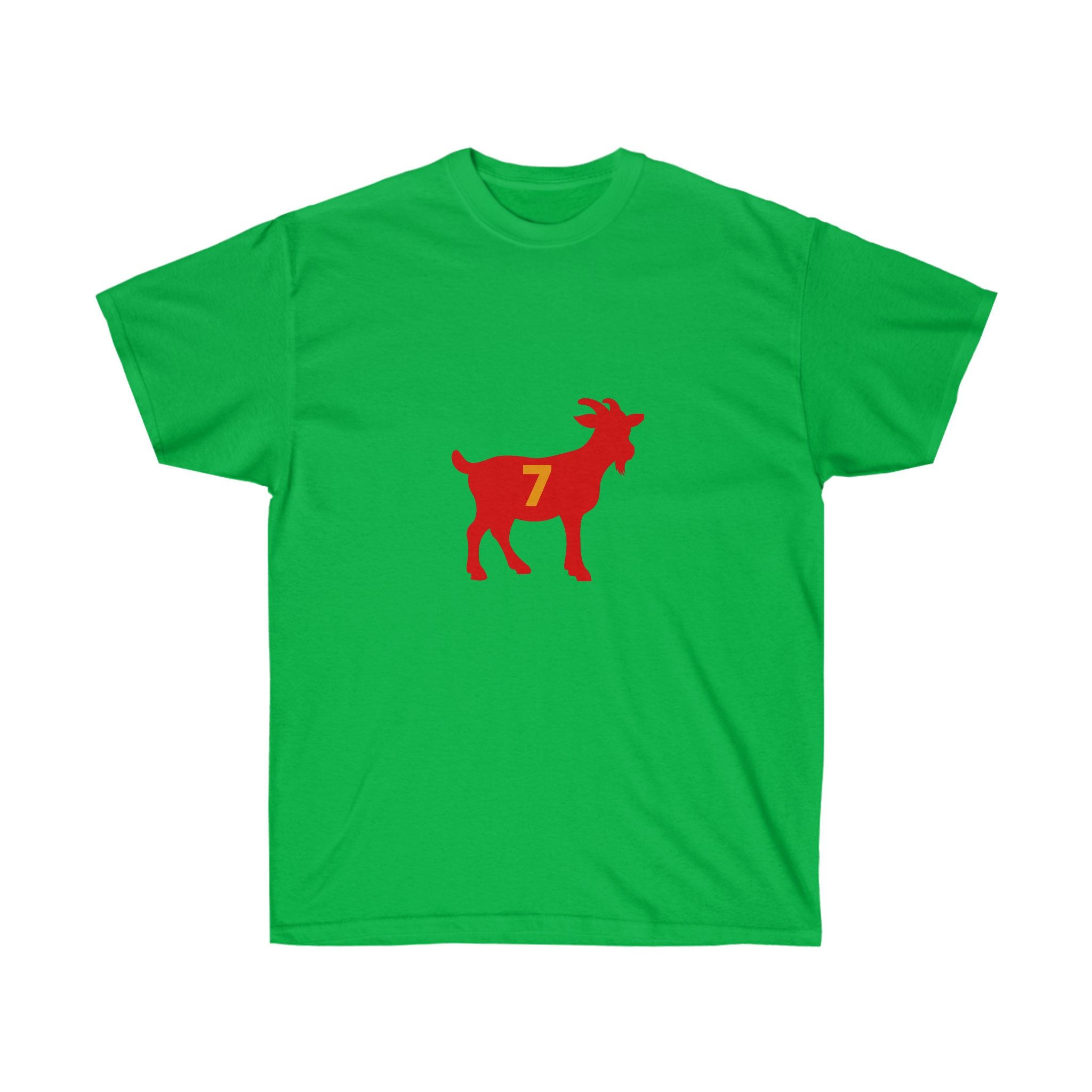 GOAT Cristiano Ronaldo Shirt in Portugal Football Colors. FIFA World