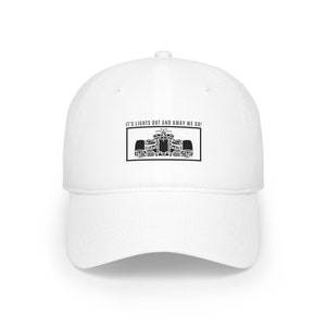 Formula 1 Hat, It's Lights Out and Away We Go F1 Cap, F1 Car Hat, Formula 1 Dad Hat.