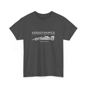 Camiseta de Fórmula 1, Camiseta gráfica de F1, Camiseta de Fórmula Uno, Merchandising de carreras Dark Heather