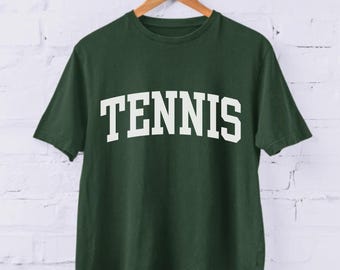 レトロテニスシャツ、グラフィックスポーツTシャツ