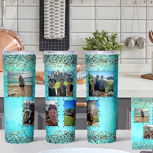 Tumbler ze zdjęciami, Tumbler ze zdjęciami, Personalizowany Tumbler ze zdjęciami, Tumbler z kolażem