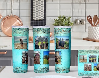 Tumbler with Pictures, Photo Tumbler, Personalized Photo Tumbler, Collage Tumbler