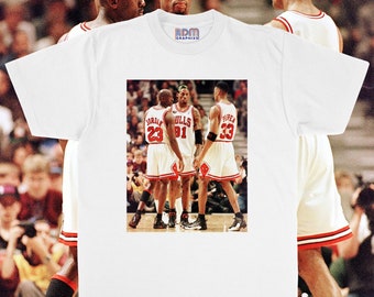 Dennis Rodman | Michael Jordan | Scottie Pippen Vintage tee | Bootleg rap tee | Bulls Vintage 90s shirt