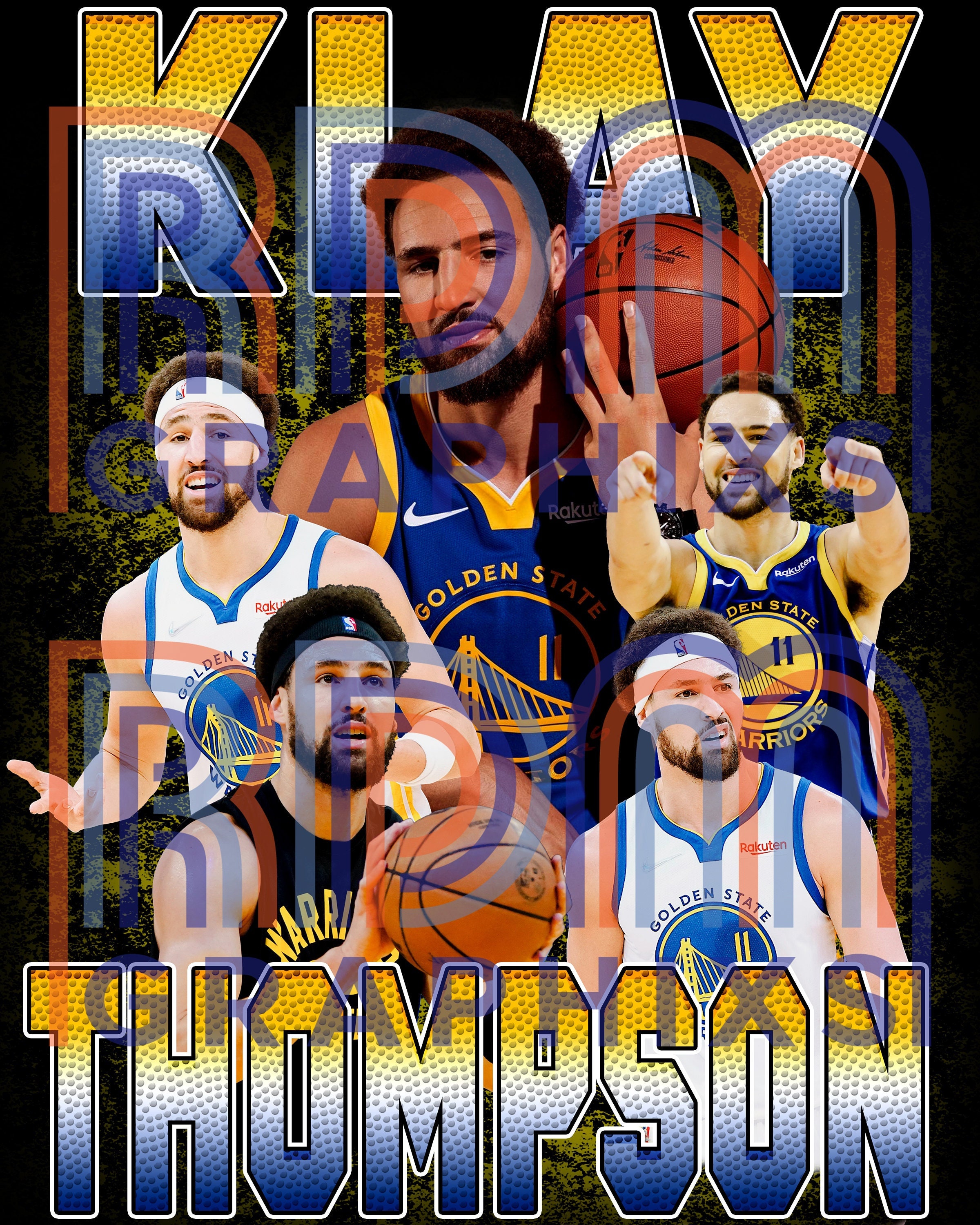 Retro Golden State Warriors Comic Book Klay Thompson T-Shirt from Homage.