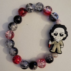 Horror movie figure bracelet
