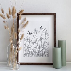 Impresión botánica para pared/Impresión botánica/Ilustración botánica/Impresión artística/Decoración de pared/Arte de pared/Arte de galería