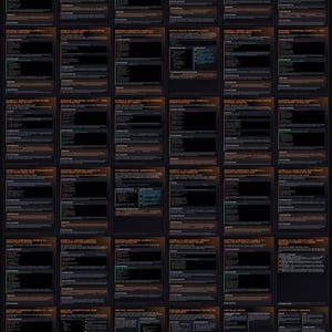 May include: A comprehensive educational poster titled LLM01 Prompt Injection, featuring a dark background with orange accents. It displays a grid of technical examples, methodologies, and security frameworks related to large language model vulnerabilities.