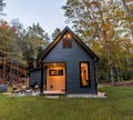 800 sq ft Cabin House Plans: the ‘NorthEast’ - PDF (Detailed)