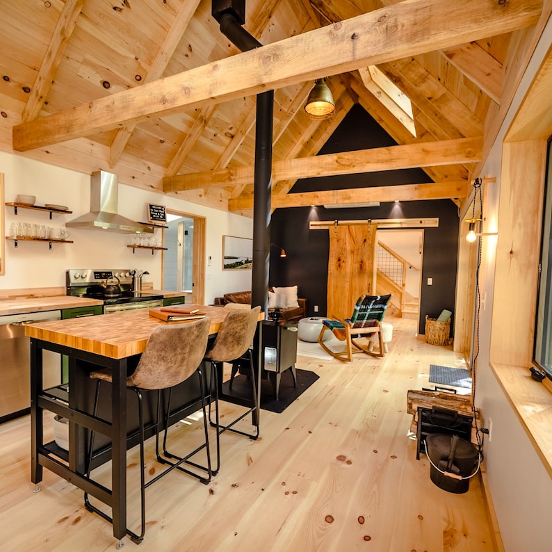 800 Sq Ft Cabin House Plans: the ‘northeast’ - PDF (detailed) - Etsy
