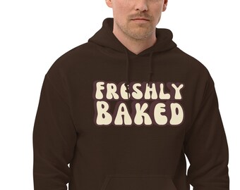 Hornéate con estilo con nuestra sudadera con capucha Freshly Baked