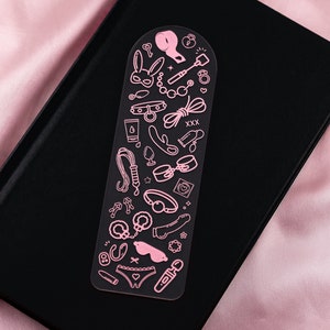 Acrylic 'Toy Collector' Bookmark | Smutmark | Various Colors Available | MATURE