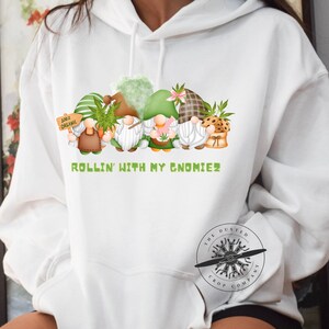 Rolling with my gnomies png digital download sublimation