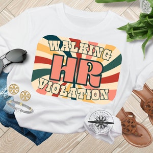 Walking HR Violation Sublimation Tshirt Transfer Digital Download