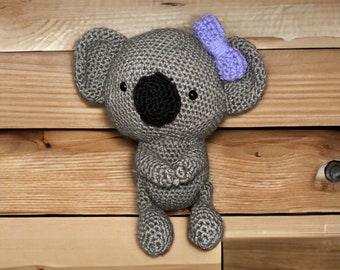 Crochet Stuffed Koala Bear | Ready to ship!