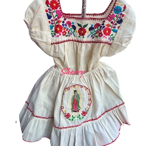 Virgen de guadalupe outift for girls||Virgencita dress|| Virgencita outfit || Virgen Maria dress|| Lady of guadalupe dress|| details Highlig