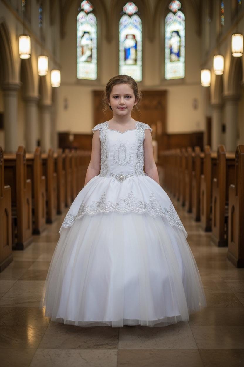 our lady of guadalupe communion dress First Virgen De YGroup_oso