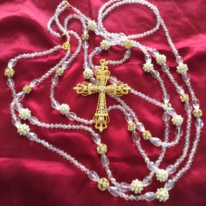 Traditionele kristallen bruiloft lasso/kristallen bruiloft rozenkrans/lazo de boda de Crystal