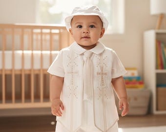 This 4-piece baptism outfit
