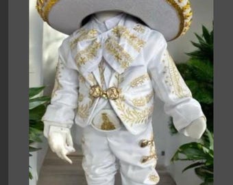 Our Lady of Guadalupe Charro Suit 6-Piece Baptism Outfit
