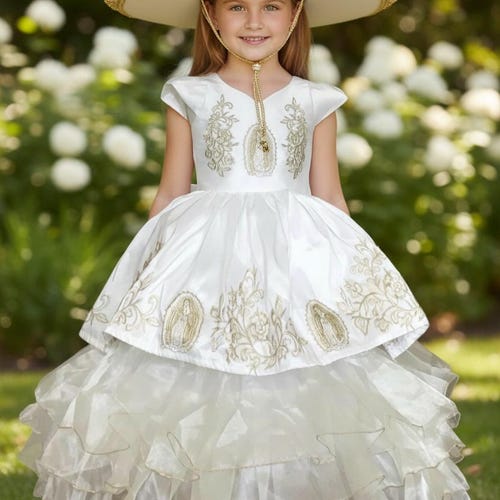 chinese dress ladies Amazon.com: Gigi's Classy Kids Baby Girls White Baptism Dedication Dress  Headband Virgin Mary Guadalupe Bautizo (12-18 Months): Clothing, Shoes &  Jewelry