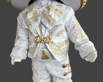 Boy's Charro Suit, Our Lady of Guadalupe Embroidery, 6-Piece Set