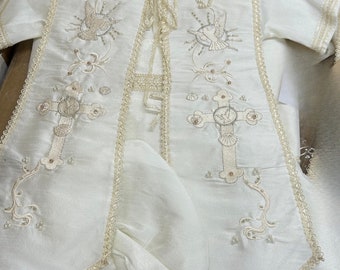 christening boys outfit 4 pice