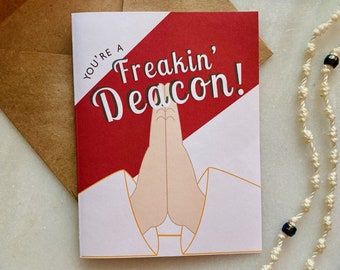 Catholic Deacon | Anniversary or Appreciation Card for Christians